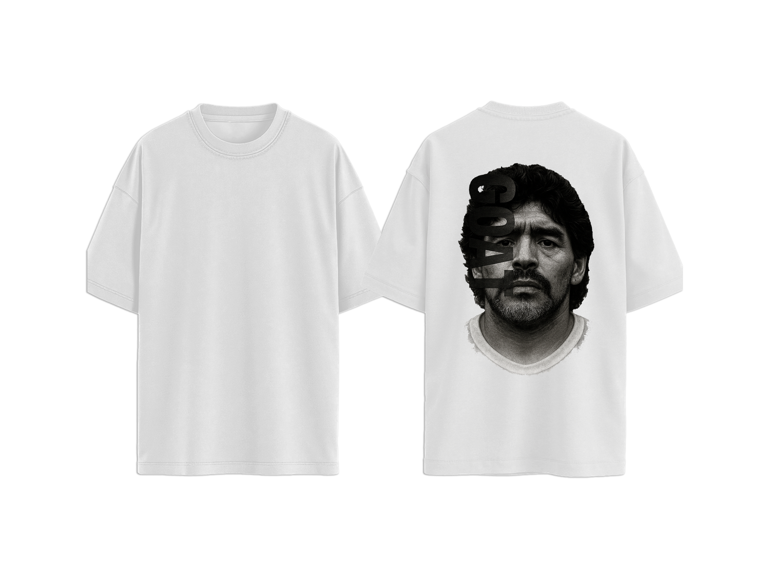 T-SHIRT MARADONA GOAT